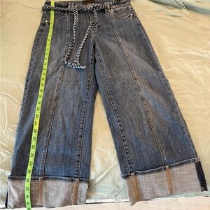 White House Black Market Dark Blue Wide Leg Jeans